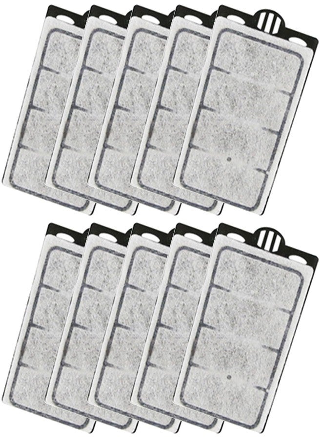 Moonorange 10 Pack Auqarium Filter Replacement Plates, Turtle Tank Filter Sponges, Suitable for 3.5W 280L/H Low-Water Filter - Image 1